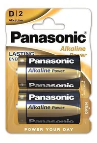 Batterie Alkaline Power, D 2 Stk., PANASONIC